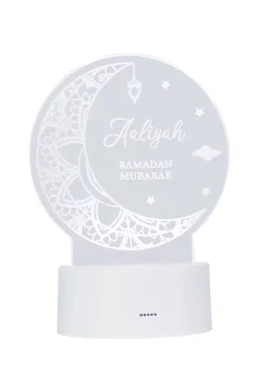 Personalised Memento Company White Eid & Ramadan LED Light