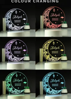 Personalised Memento Company White Eid & Ramadan LED Light