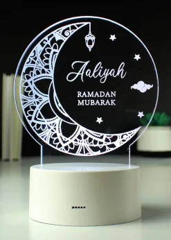 Personalised Memento Company White Eid & Ramadan LED Light