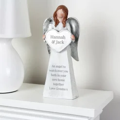 Personalised Memento Company White Angel Ornament