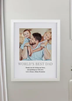Personalised Memento Company Square Photo Upload White Poster Frame