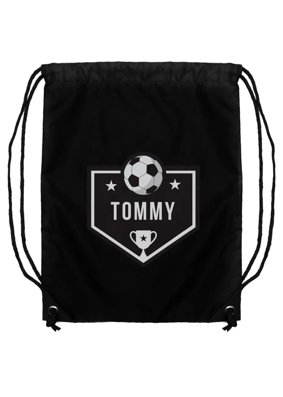 Personalised Memento Company Black Football Kit Bag