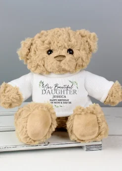 Personalised Memento Company Botanical Teddy Bear