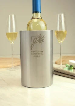 Personalised Memento Company Botanical Wine Cooler