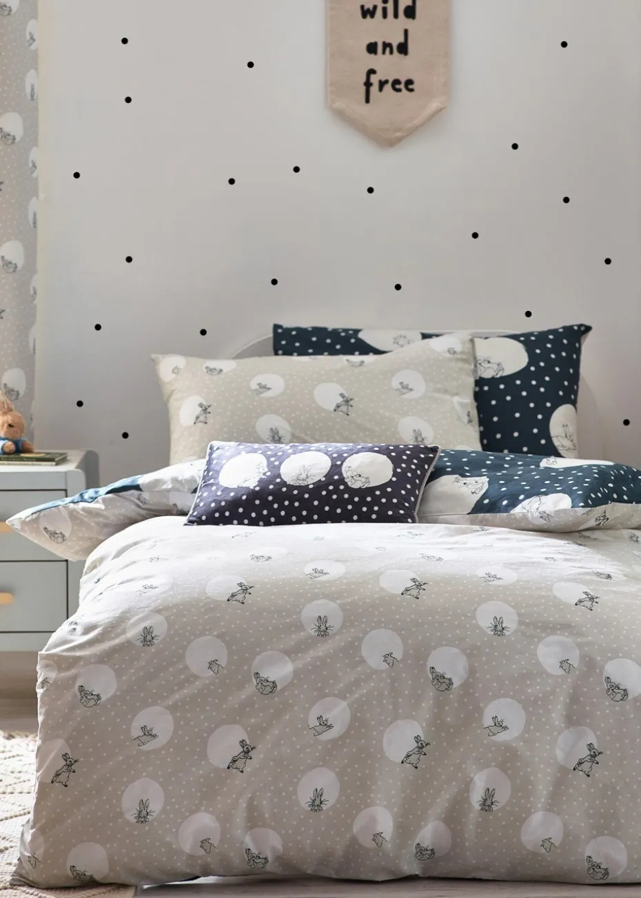 Peter Rabbit™ Spot Me Modern Duvet Cover Set Grey