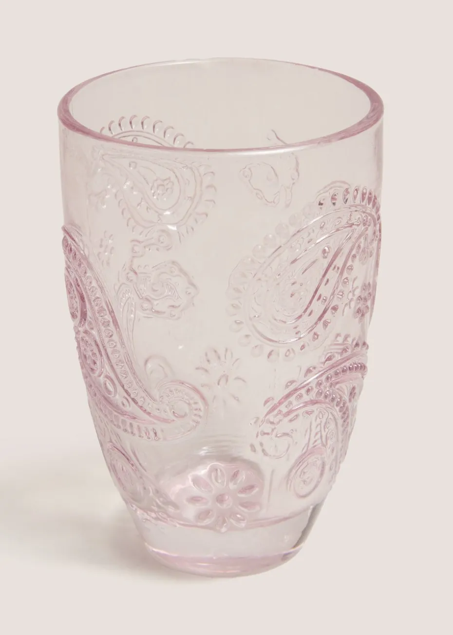 Pink Artisan Embossed Tumbler