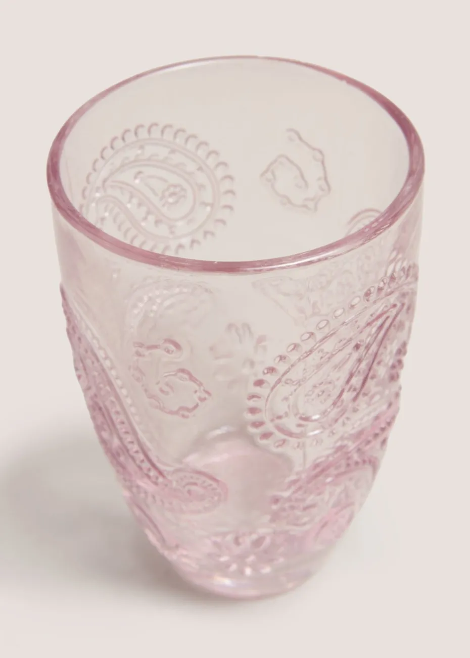 Pink Artisan Embossed Tumbler