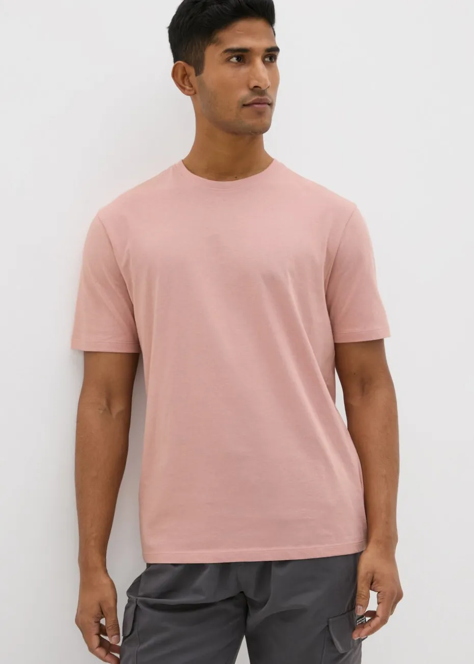 Pink Essential Crew Neck T-Shirt