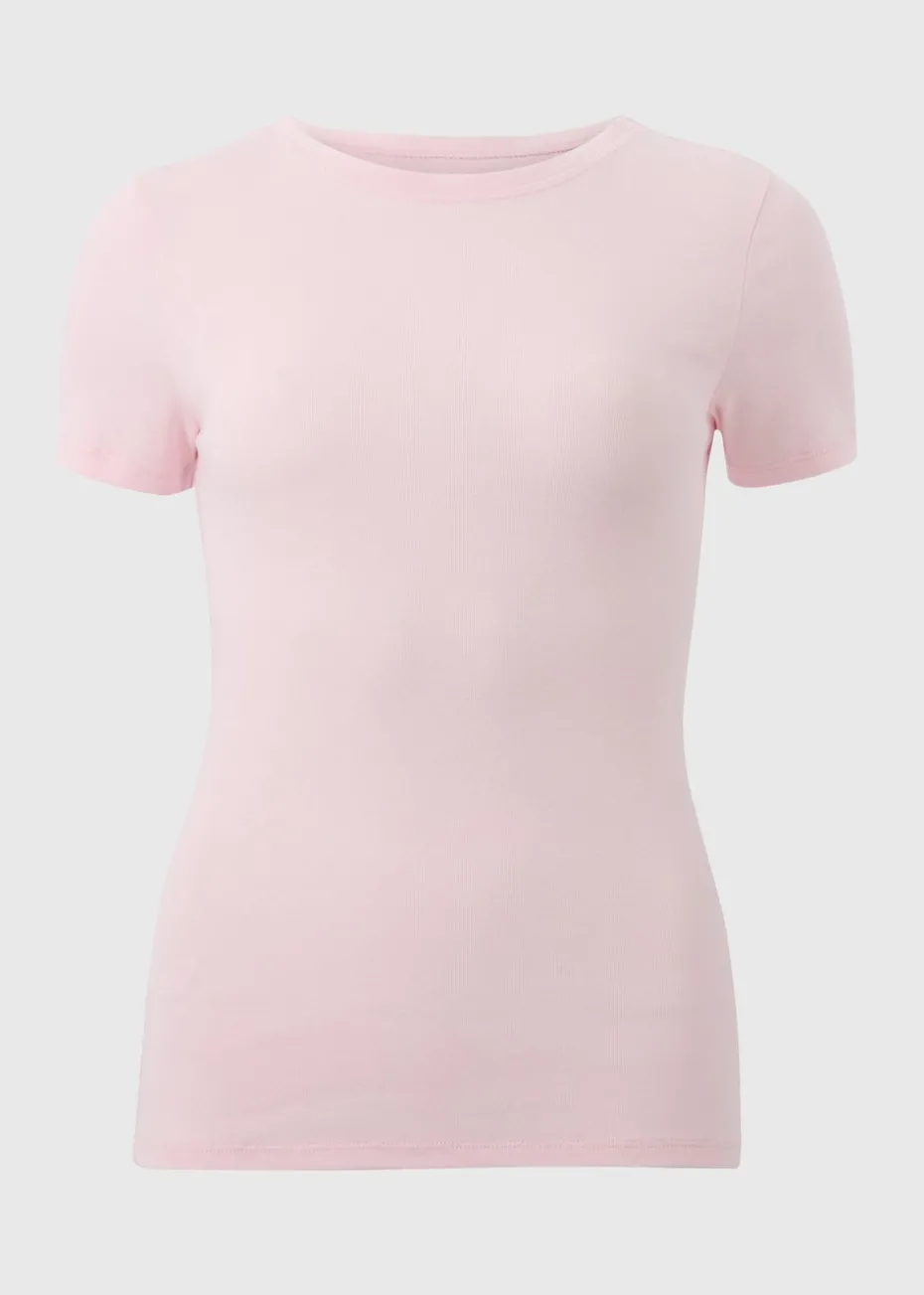 Pink Fitted T-Shirt