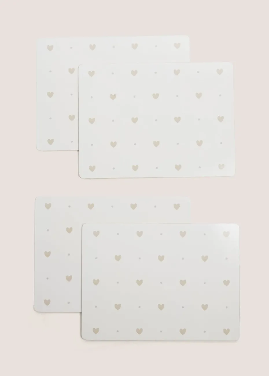 Pink Heart Tea Tray