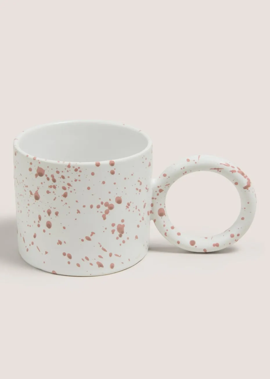 Pink Splatter Mug