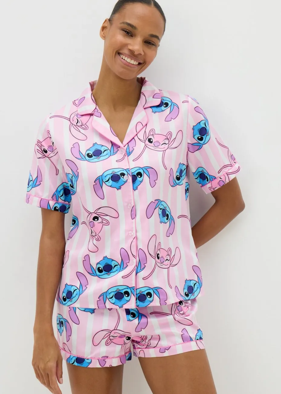 Pink Stitch Pyjama Set