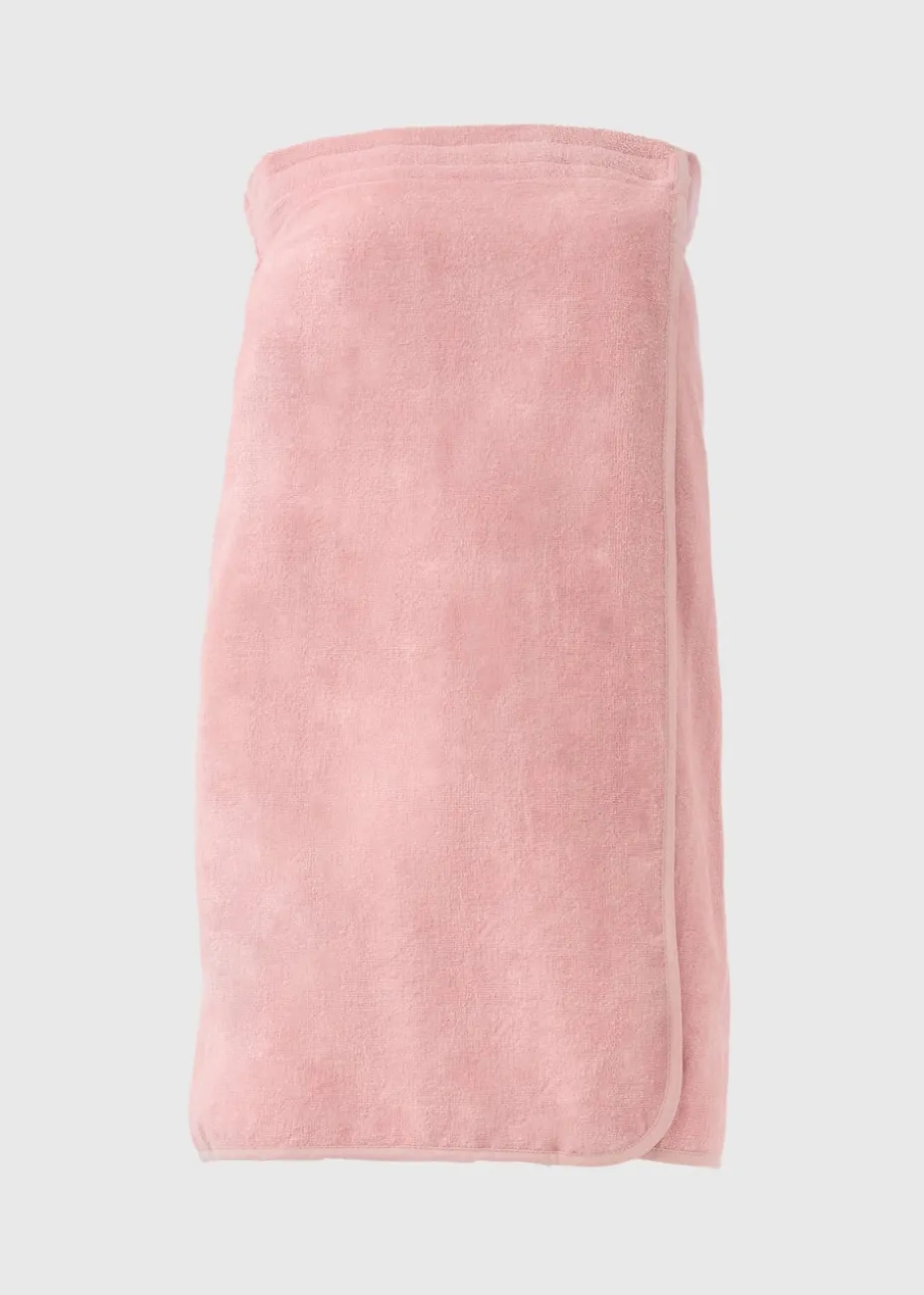 Pink Towel Wrap