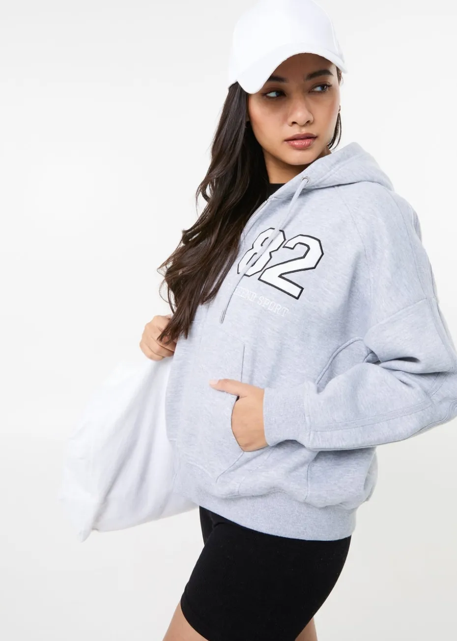 Pink Vanilla Grey Weekend Sport Zip Up Hoodie