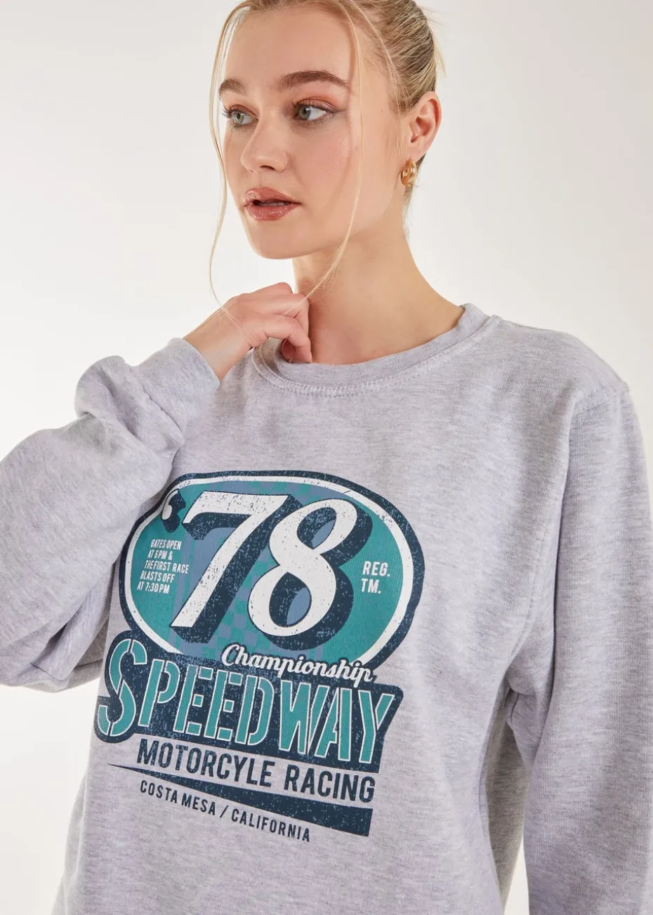 Pink Vanilla Motor Racer Sweatshirt