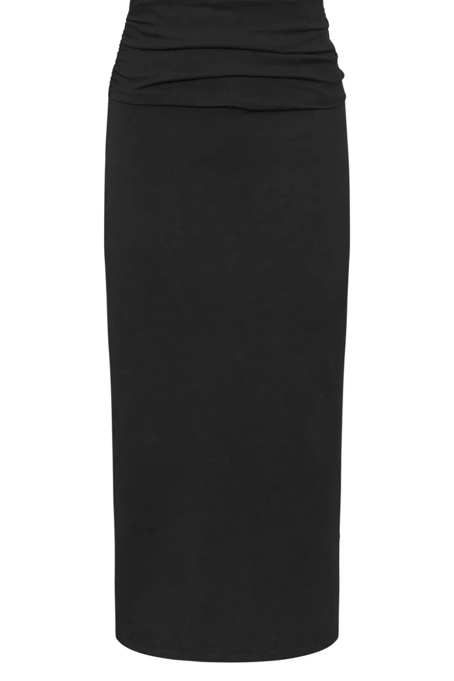 Pixiegirl Petite Black Fold Over Maxi Skirt