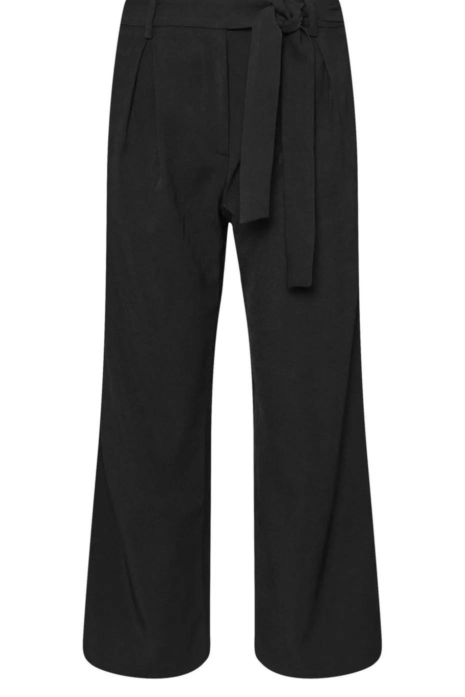 Pixiegirl Petite Black Woven Side Wrap Trousers