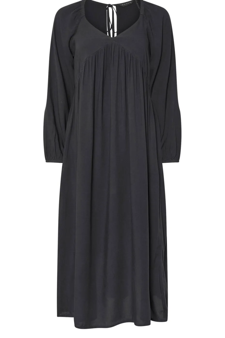Pixiegirl Petite Black Woven Tie Back Smock Dress