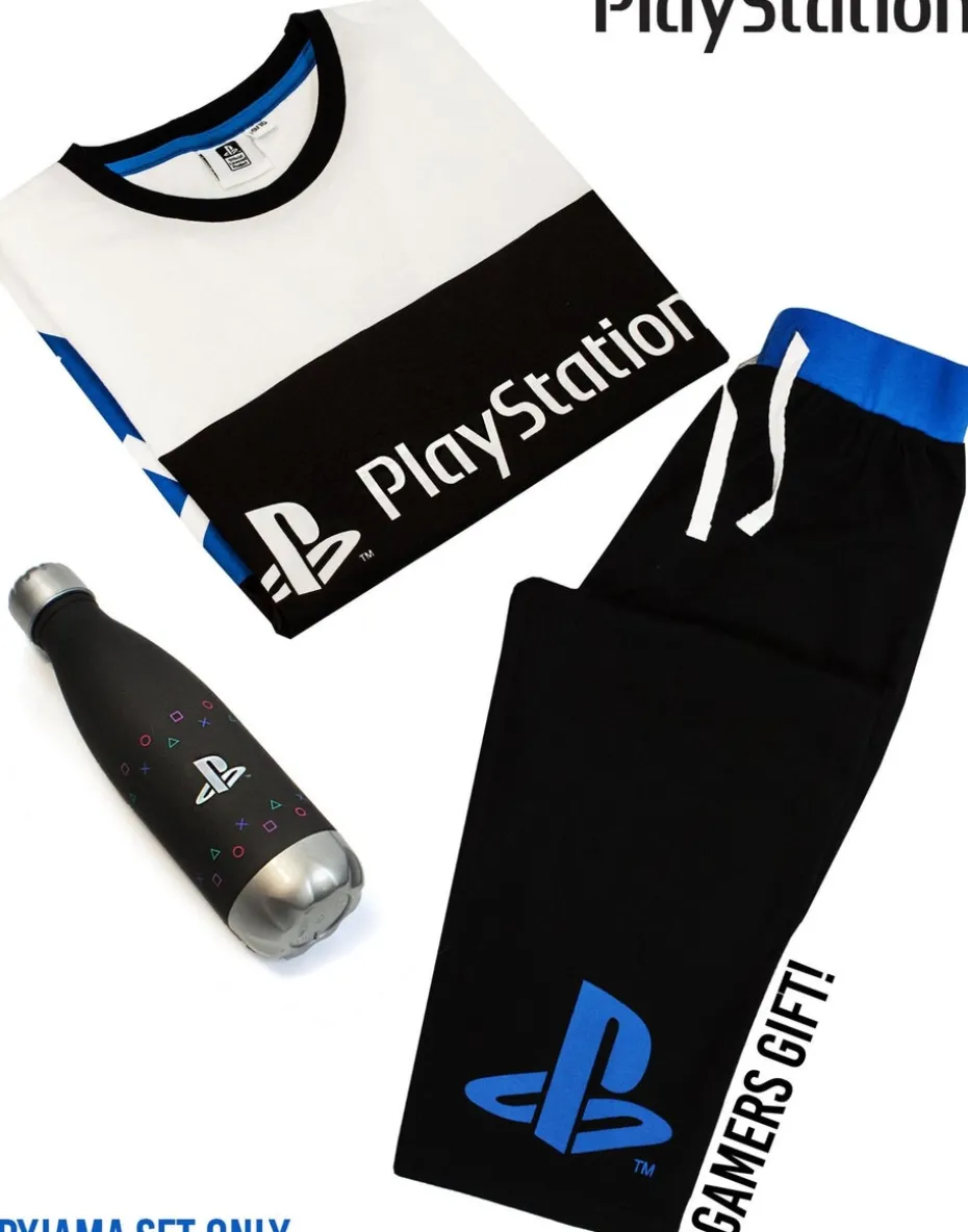 PlayStation Kids Long Leg Black Pyjamas (5-14 Years)