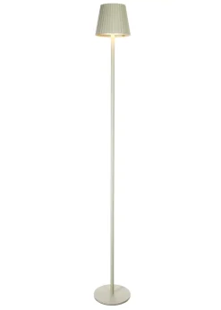 Premier Decorations Sage Green 20 LED Aluminium USB Rechargeable Touch Activated Standing Lamp