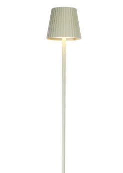 Premier Decorations Sage Green 20 LED Aluminium USB Rechargeable Touch Activated Standing Lamp