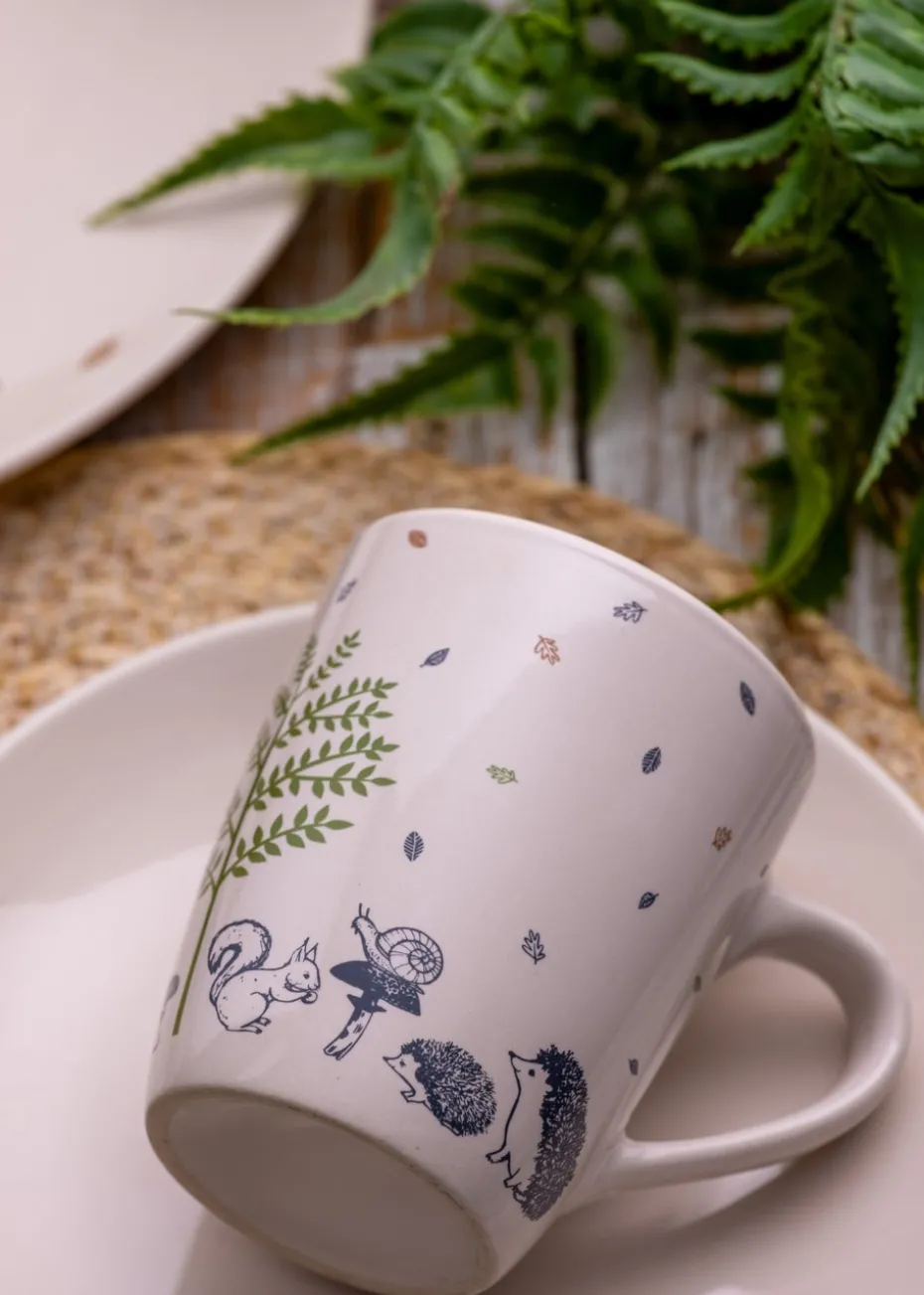 Price & Kensington Woodland Mugs x4 (33cl)