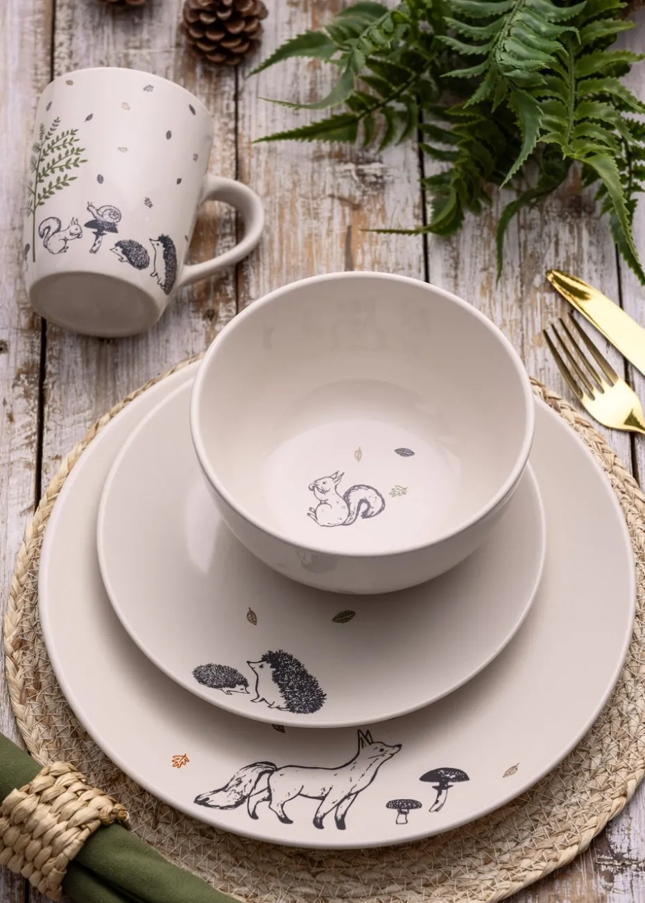 Price & Kensington Woodland Side Plates x4 (20.5cm)