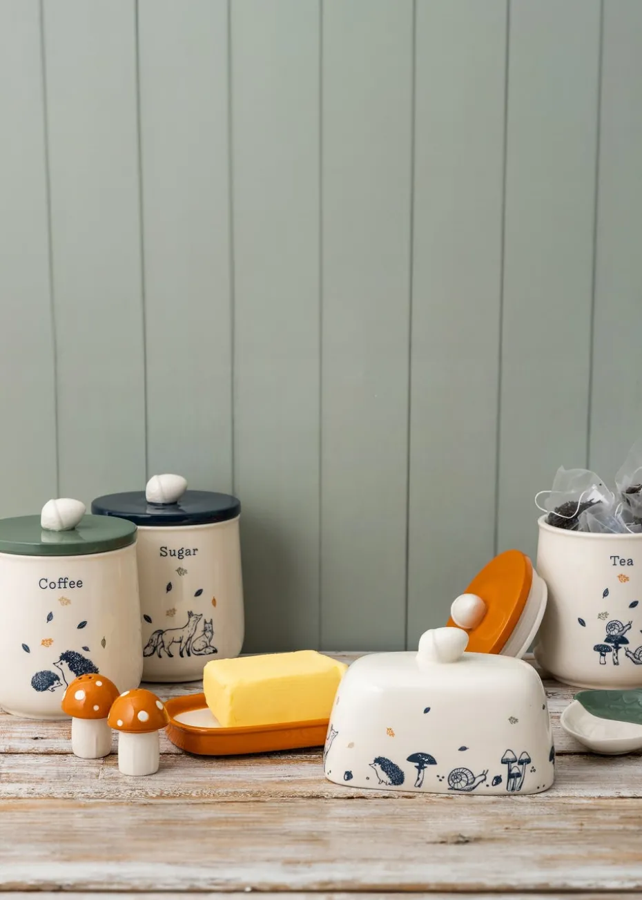 Price & Kensington Woodland Tea, Coffee, Sugar Set