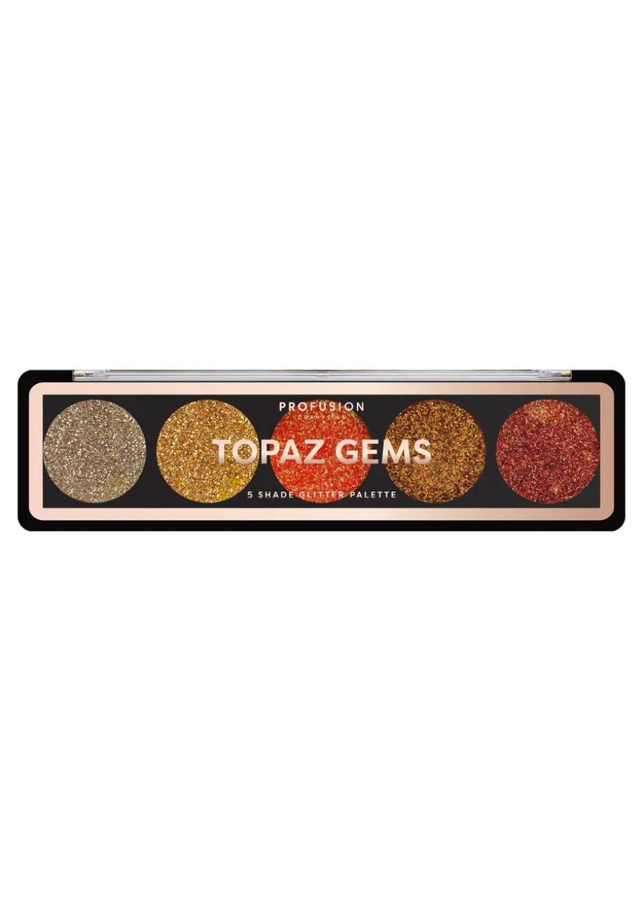 Profusion Cosmetics Bronze Glitter Topaz Gems