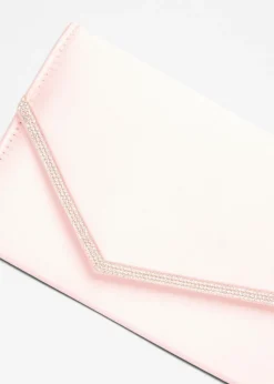 Quiz Pink Diamante Clutch