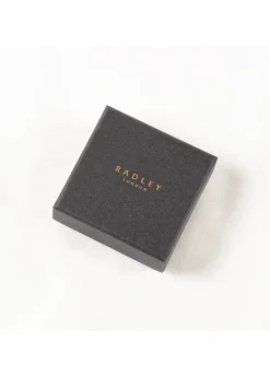 Radley London Silver Sterling Mother of Pearl Heart Shaped Studs