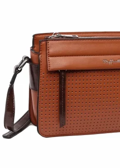 Raffaella Burnt Orange Thin Cross Body Bag