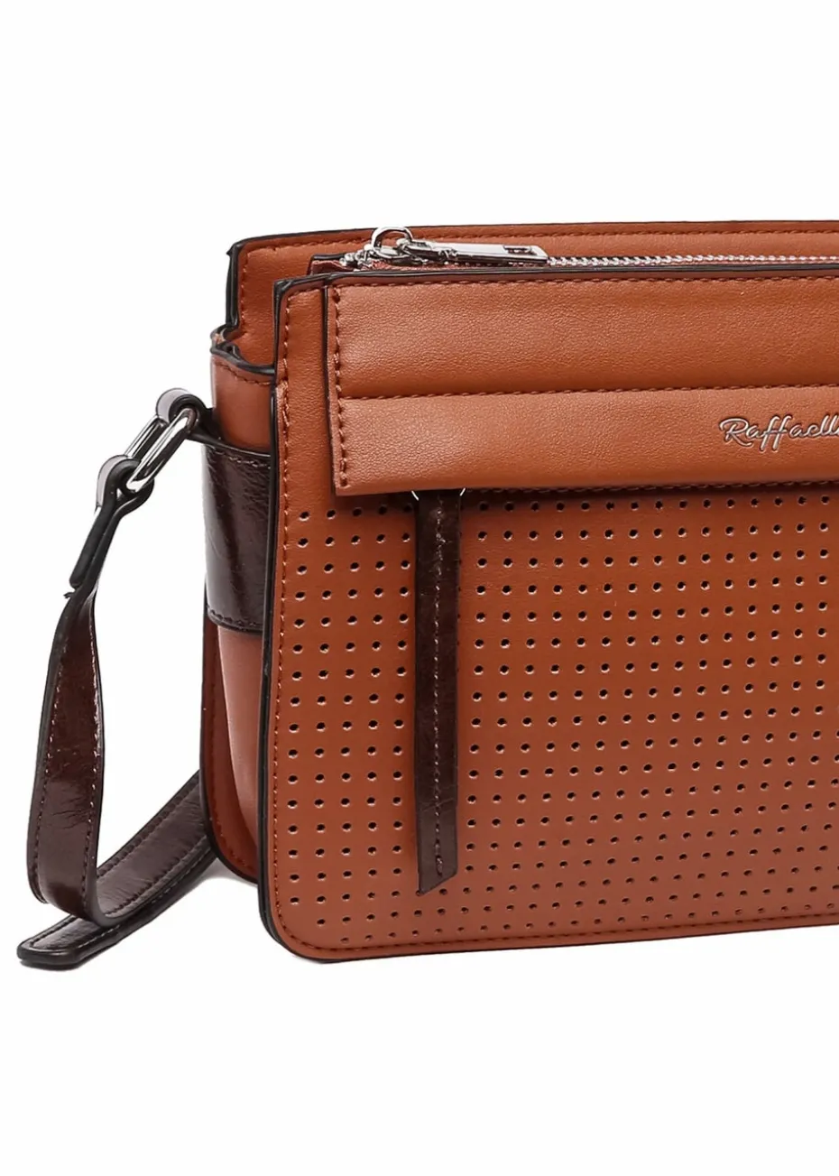 Raffaella Burnt Orange Thin Cross Body Bag