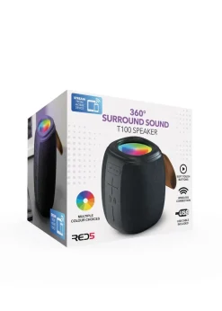Red 5 Black 360 Surround Sound T100 Speaker