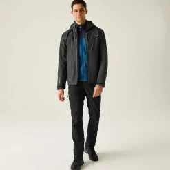 Regatta Ash Black Birchdale II Waterproof Breathable Isotex Stretch Jacket