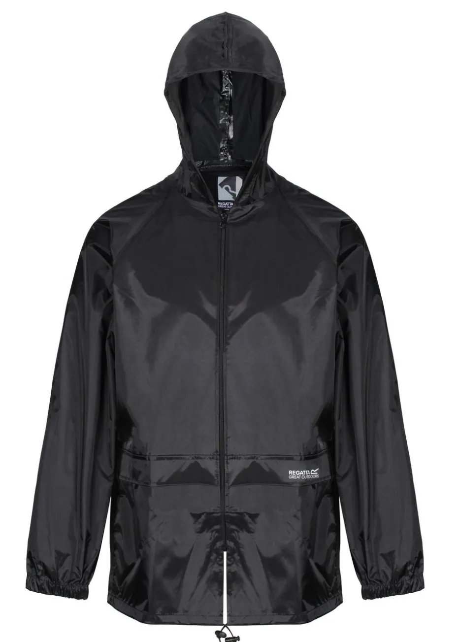 Regatta Black Adult Stormbreak Waterproof Hydrofort Jacket