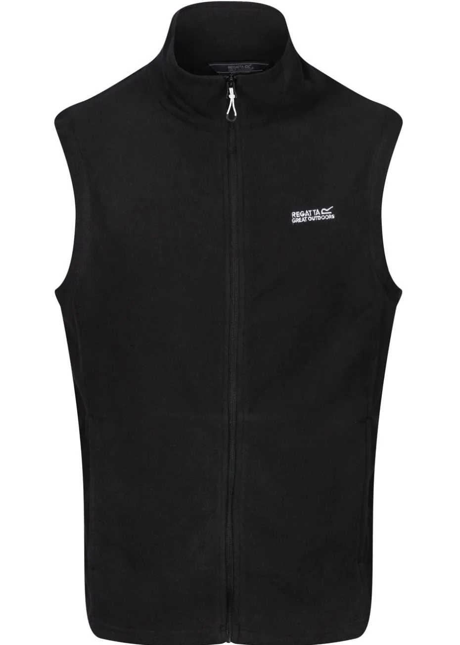 Regatta Black Black Men's Tobias II Anti-Pill Symmetry Bodywarmer