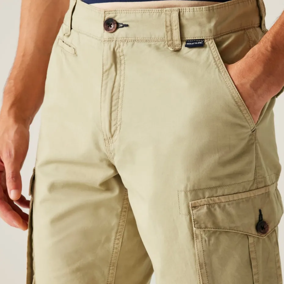 Regatta Ecru Shorebay II Multi-Pocket Shorts