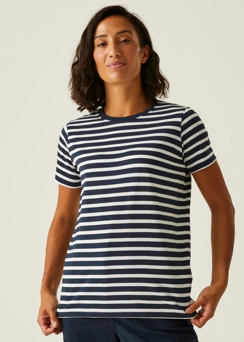 Regatta Navy Stripe Bayletta Tee