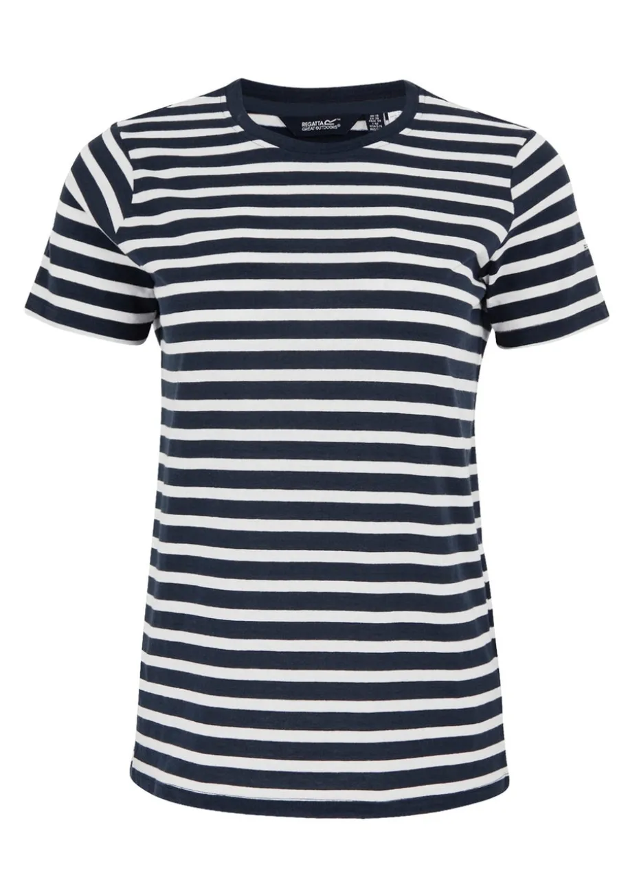 Regatta Navy Stripe Bayletta Tee