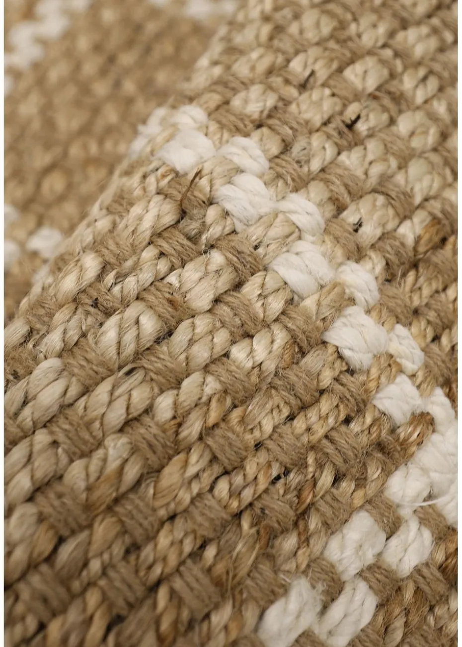 Relay Jute Check Natural Rug