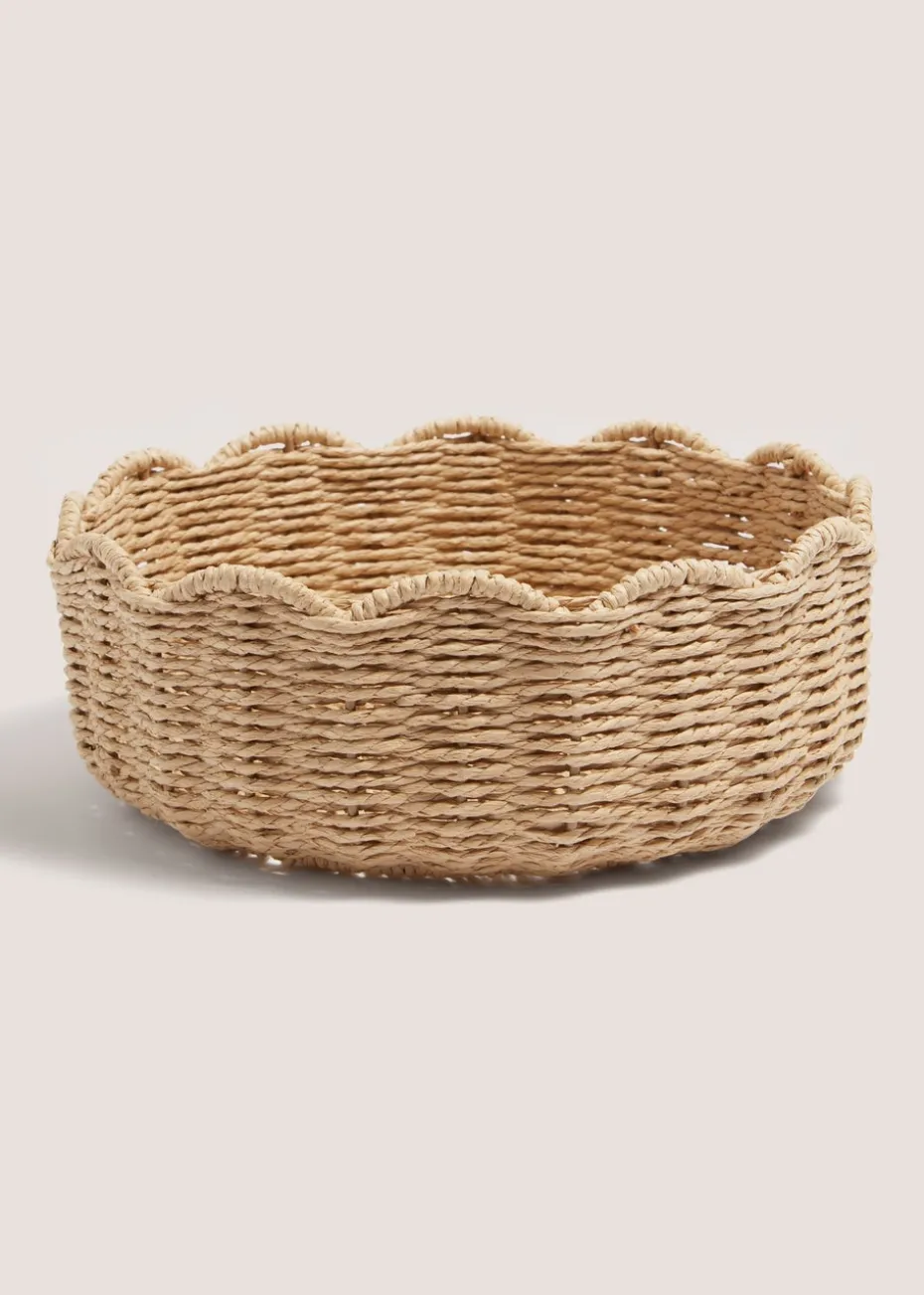 Retreat Scalloped Basket