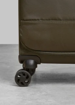 Rock Grey Green Paris Suitcase