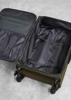 Rock Grey Green Paris Suitcase