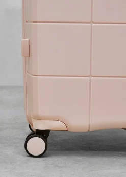 Rock Pixel Suitcase Pastel Pink