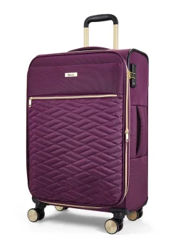 Rock Sloane Suitcase Purple