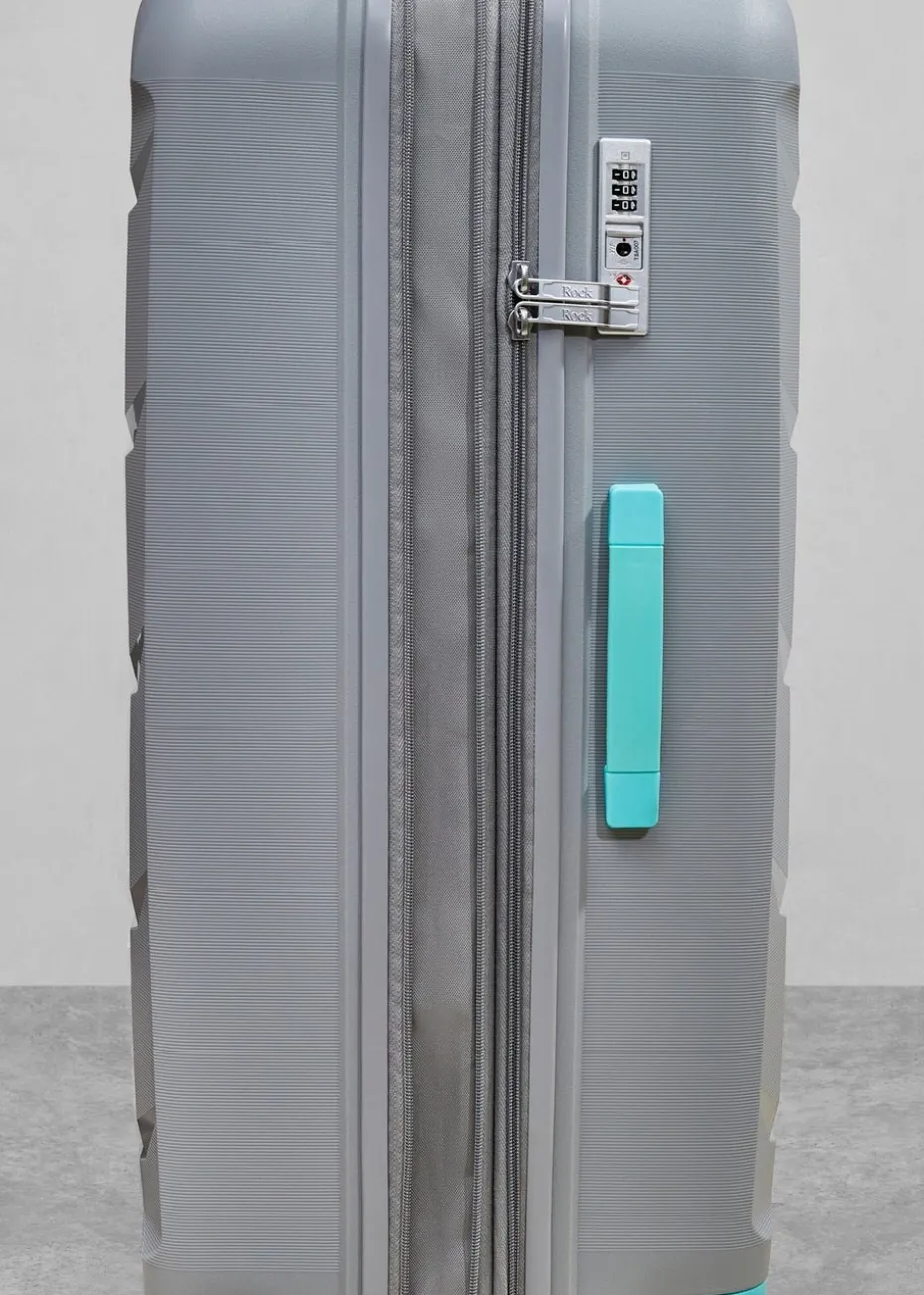 Rock Tulum Suitcase Grey/Aqua