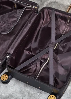 Rock Vintage Suitcase Black
