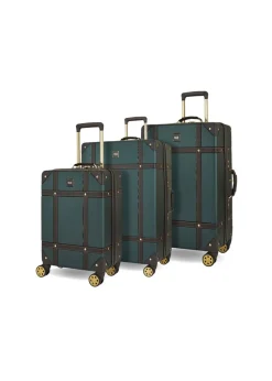 Rock Vintage Suitcase Emerald Green