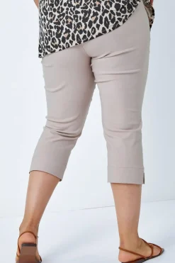 Roman Natural  Curve Cropped Stretch Trouser